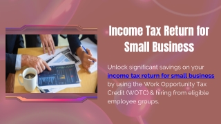 Income Tax Return for Small Business