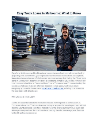 Personal Loan in Melbourne