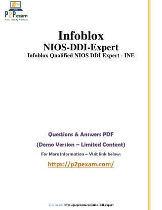 NIOS-DDI-Expert Questions and Answers pdf dumps
