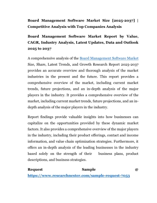 Board Management Software Market