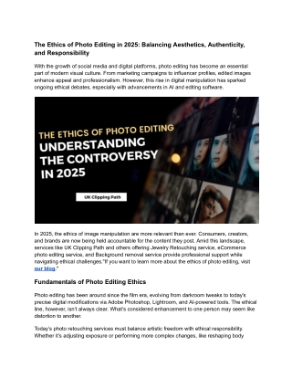 The Ethics of Photo Editing_ Understanding the Controversy in 2025