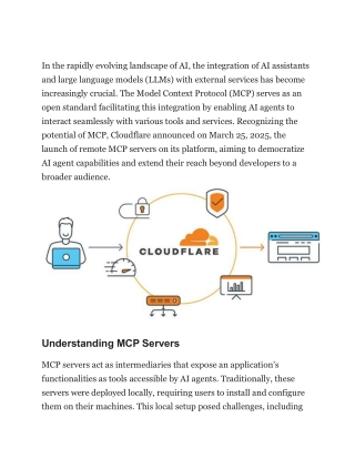 Cloudflare Brings AI Agent Integration to the Masses with Remote MCP Servers