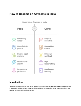 How to Become an Advocate in India
