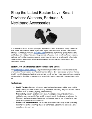 Shop the Latest Boston Levin Smart Devices_ Watches, Earbuds, & Neckband Accessories (1)