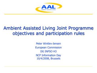 Ambient Assisted Living Joint Programme objectives and participation rules