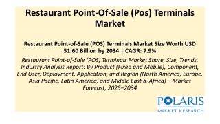 Restaurant Point-Of-Sale (Pos) Terminals Market