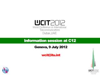 Information session at C12