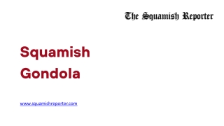 Squamish Gondola - www.squamishreporter.com