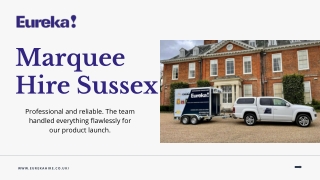 Marquee Hire Sussex | Expert Event Solutions by Eureka Hire Limited