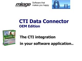 CTI Data Connector OEM Edition