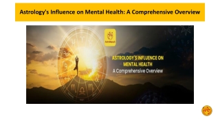 Astrology's Influence on Mental Health A Comprehensive Overview