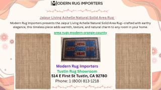 Jaipur Living Achelle Natural Solid Area Rug