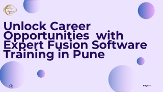 Unlock Career Opportunities with Expert Fusion Software Training i