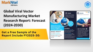 Viral Vector Manufacturing Market Demand, Drivers and Opportunities 2024-2030