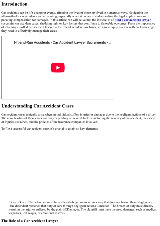 Unveiling the Secrets of Successful Car Accident Cases