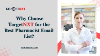 Looking to connect with top pharmacists for marketing or business outreach?