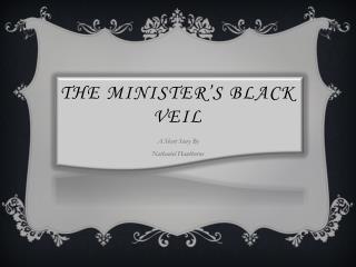 The Minister’s Black Veil