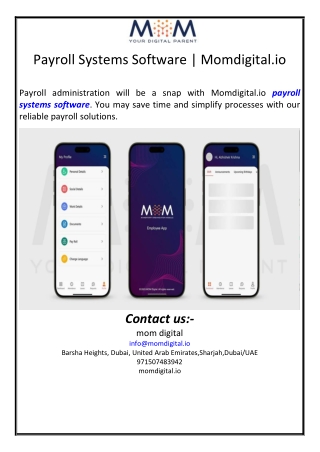 Payroll Systems Software | Momdigital.io