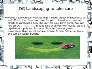 Landscaping Perth