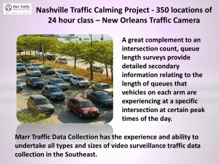 Nashville Traffic Calming Project - 350 locations of 24 hour class – New Orleans Traffic Camera
