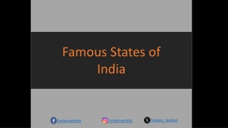 Famous States of India - VotersVerdict.com