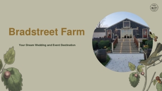 Charming Barn Wedding Venues in MA _ Bradstreet Farm