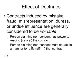 Contracts induced by mistake, fraud, misrepresentation, duress, or undue influence are generally considered to be voida