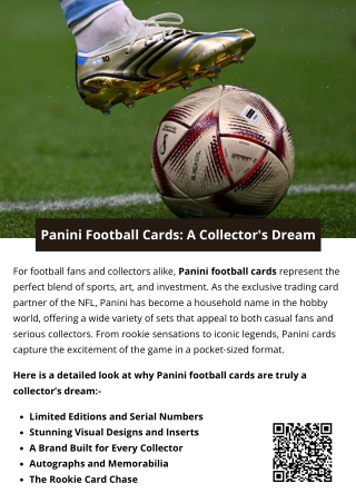 Panini Football Cards: A Collector's Dream