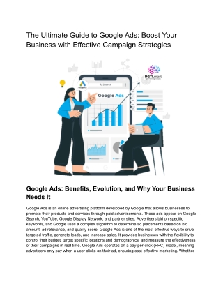 Professional Google Ads Management Services for Better ROI