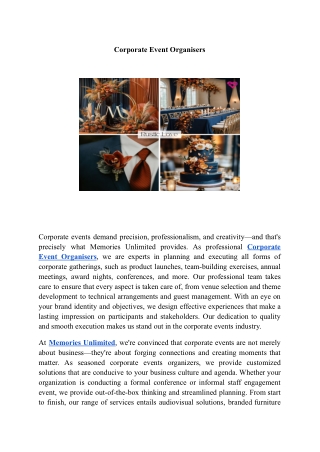 Corporate Event Organisers | Vineela’s Sparkel Wellness Center