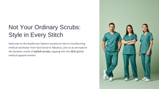 Not Your Ordinary Scrubs Style in Every Stitch