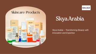 ​Skya Arabia is a premium skincare and haircare