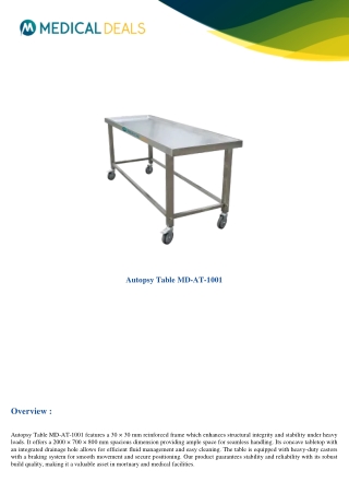 Autopsy-Table-MD-AT-1001