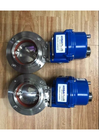 Van bướm vi sinh điều khiển điện - htvietnamvalve