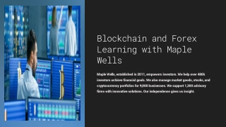 Blockchain and Forex Learning