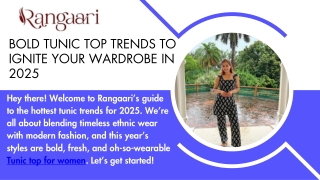 Bold Tunic Top Trends to Ignite Your Wardrobe in 2025