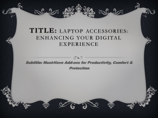 laptop accessories