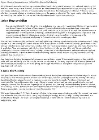 Sacramento Carpeting Cleaning, 1716 L St, Sacramento, Ca 95811, Us