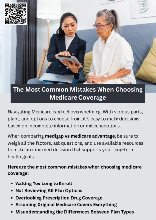 The Most Common Mistakes When Choosing Medicare Coverage