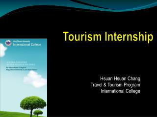 Tourism Internship