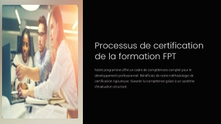 formation FPT