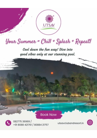 Utsav club and Resort _ Best Resorts in bangalore