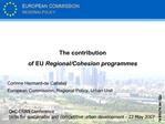 The contribution of EU Regional