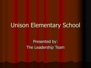 Unison Elementary School