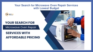Your Search for Microwave Oven Repair Services with Lowest Budget