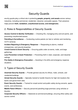 Security Guards