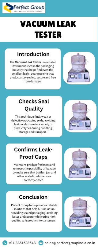 Vacuum Leak Tester