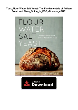 Your_Flour Water Salt Yeast: The Fundamentals of Artisan Bread and