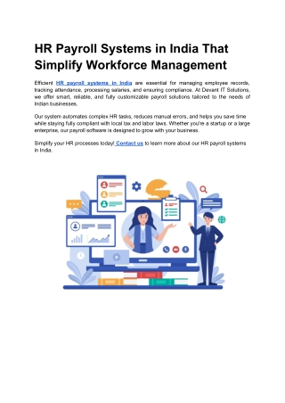 HR Payroll Systems in India That Simplify Workforce Management