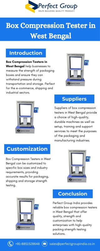 Box Compression Tester in West Bengal